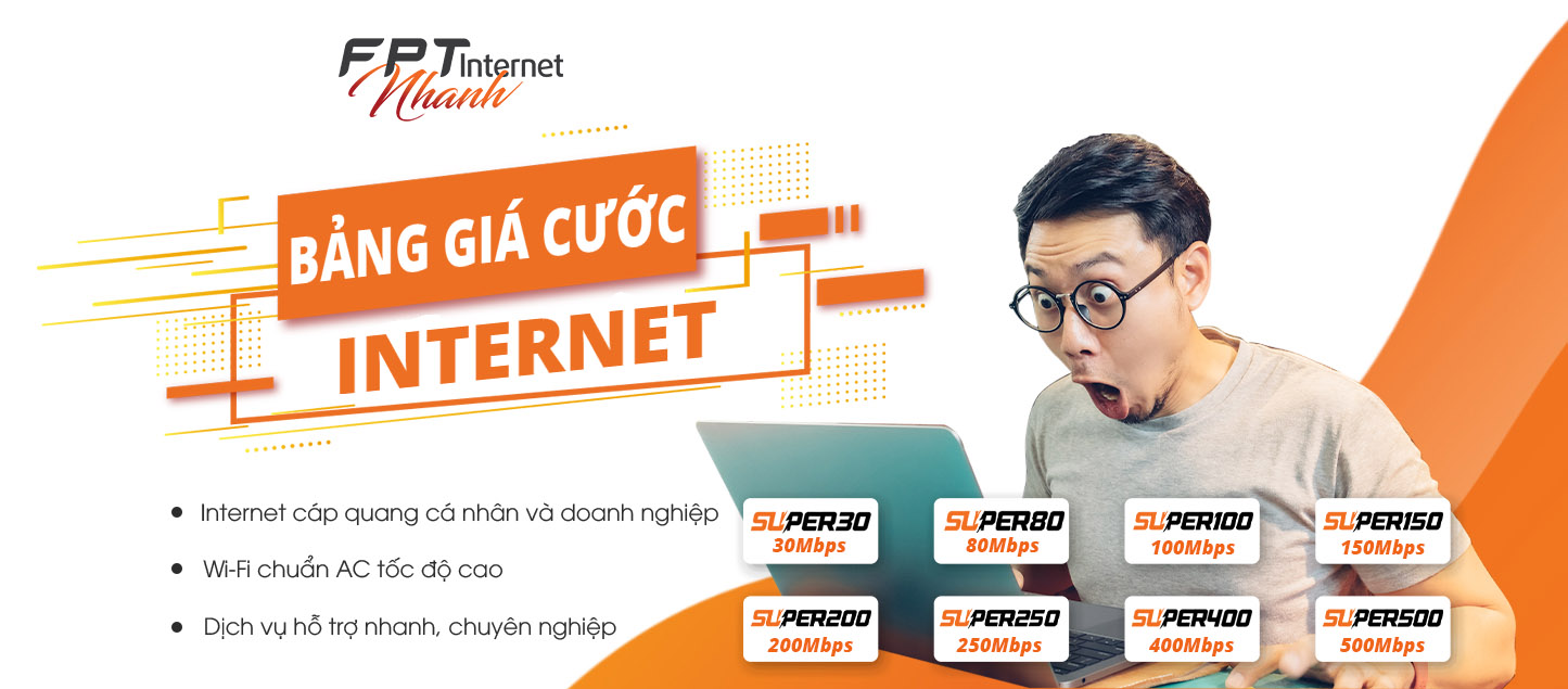 Bảng giá cước internet FPT